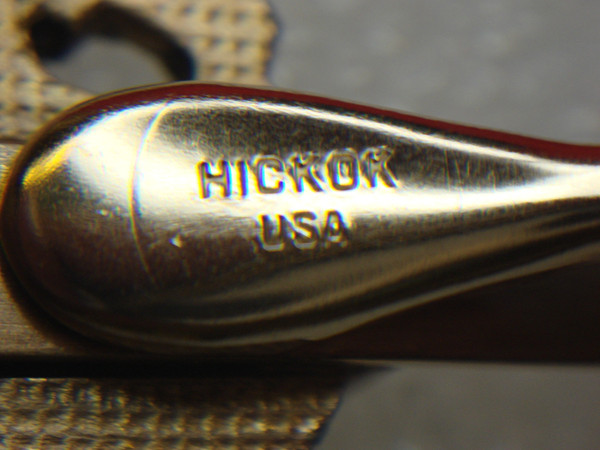 Vintage Hickok Gold Tone Circular Saw Tie Clip - Unique Retro Accessory #122
