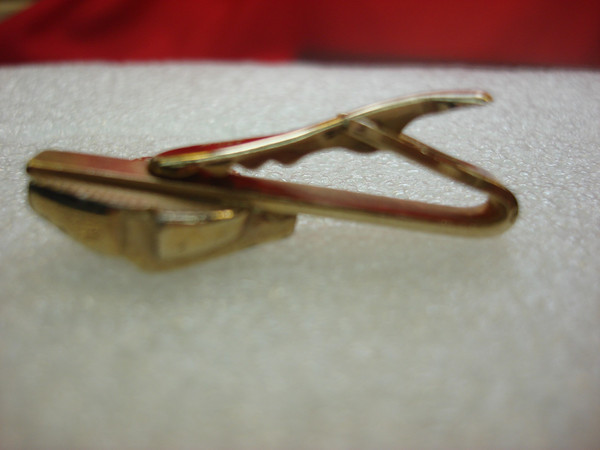 Vintage Hickok Gold Tone Circular Saw Tie Clip - Unique Retro Accessory #122