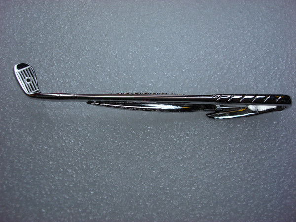 Vintage Hickok Silver Tone Golf Club Tie Clip - #127 (2 1/4