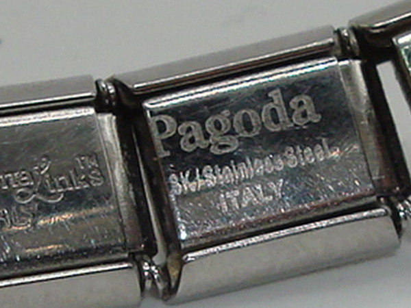 Nomination Italy 14K & 18K Gold Accents Bracelet - Stainless Steel, Engraved Family Design