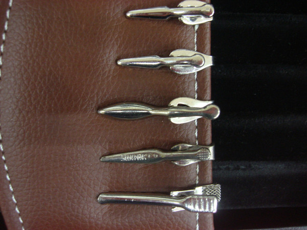 Vintage Silver Tone Tie Clips - Set of 5 | Pre-Loved & Ready to Shine #203
