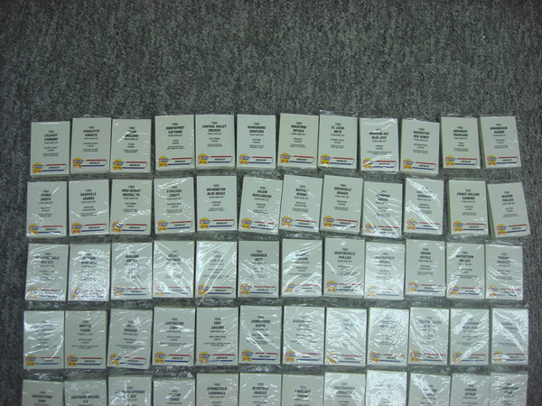 1993 Fleer Procards Minor League Team Sets (44 Diff, Sealed & Original) - 3,100+ Players!