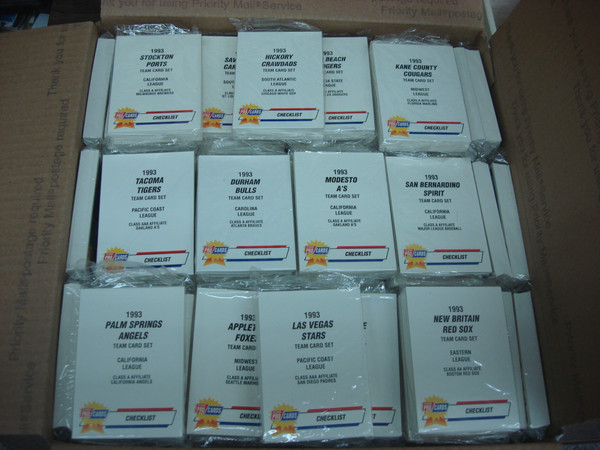 1993 Fleer Procards Minor League Team Sets (44 Diff, Sealed & Original) - 3,100+ Players!