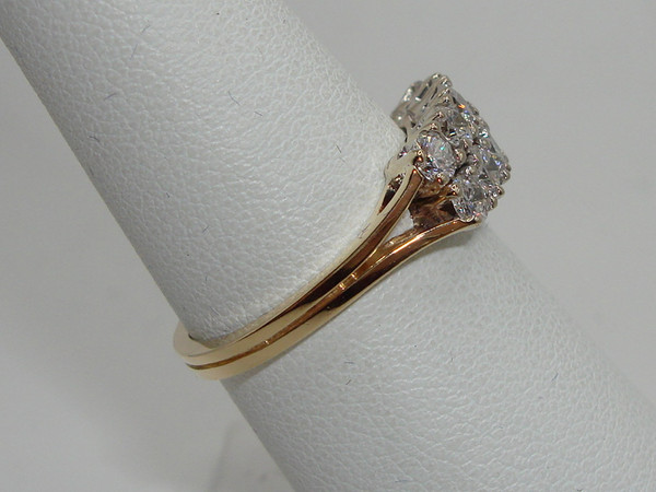 Gorgeous 14K Gold Diamond Wedding Band Ring (Size 7) - PSP, 96pts 