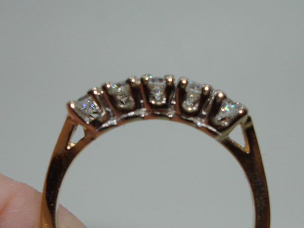 Gorgeous 14K Gold Diamond Wedding Band Ring (Size 7) - PSP, 96pts 