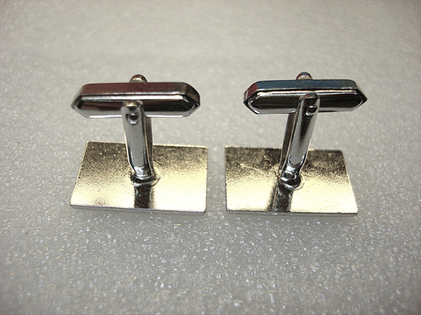 Vintage Silver Tone Cufflinks - St. Peter's Square & Basilica - Italy Souvenir Gifts