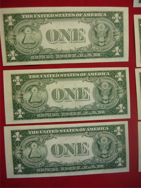 Series 1935-D $1 Silver Certificates - 10 Consecutive Lot (CU)