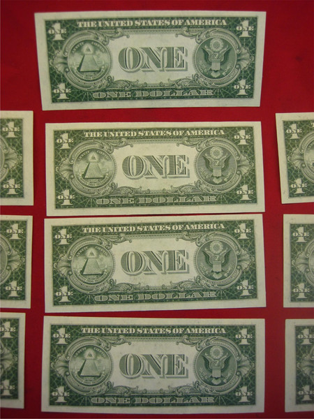 Series 1935-D $1 Silver Certificates - 10 Consecutive Lot (CU)