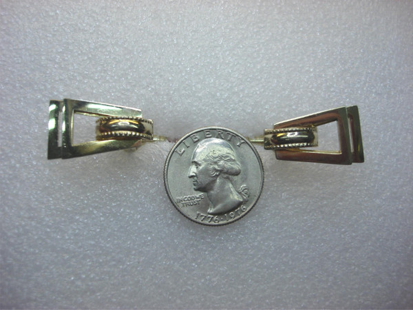 Vintage Gold-Tone Cufflinks | Intriguing Design | Excellent Condition #189