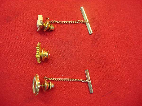 Vintage Equestrian Tie Tack & Lapel Pin Set - 3 Piece Lot (Nice Condition)