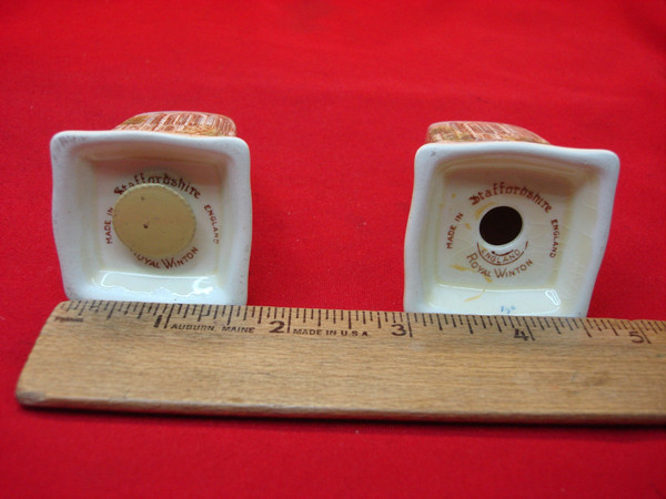 Vintage Royal Winton Washington Memorial Chapel Salt & Pepper Shakers - Valley Forge, PA