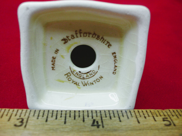 Vintage Royal Winton Washington Memorial Chapel Salt & Pepper Shakers - Valley Forge, PA