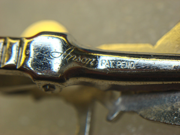 Vintage Anson Ford Model T Tie Clip - Silver Tone, Iconic Car Design - #341