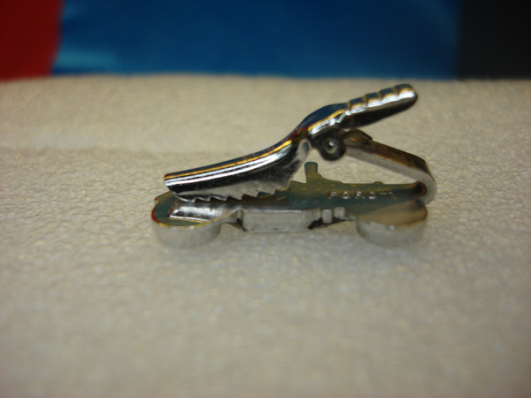 Vintage Anson Ford Model T Tie Clip - Silver Tone, Iconic Car Design - #341