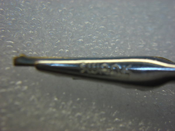 Vintage Swank Pump Shotgun Tie Clip - Silver/Gold Tone, Pre-Owned, Excellent Condition