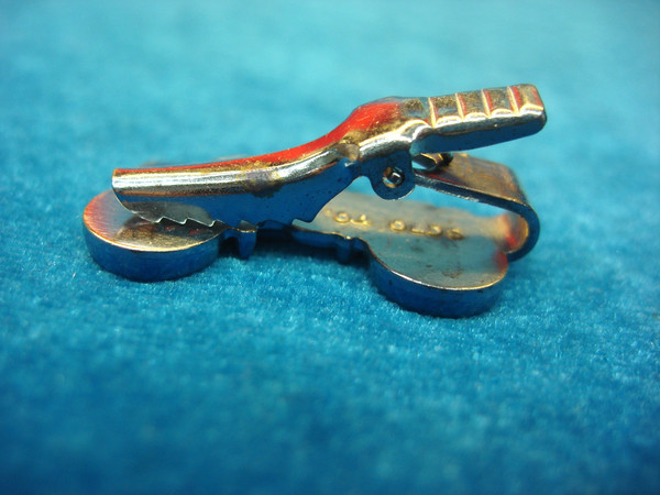 Vintage Silver Tone Oldsmobile Automobile Tie Clip - Classic Car Jewelry Gift #345