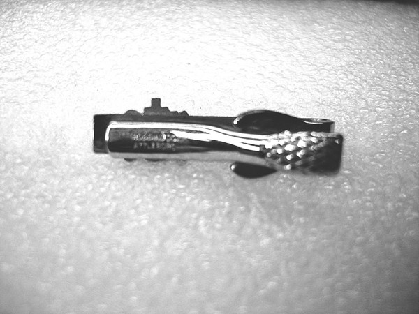 Vintage Durco Plug Valve Tie Clip - Unique Men's Jewelry #354