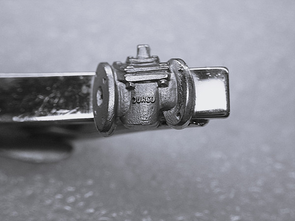 Vintage Durco Plug Valve Tie Clip - Unique Men's Jewelry #354