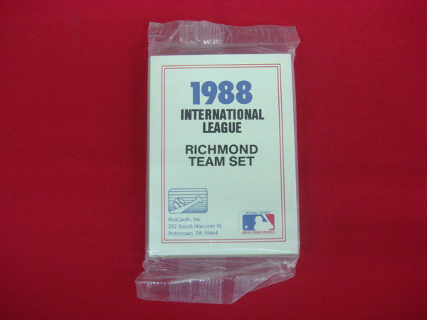 1988 Richmond Braves ProCards MiLB Team Set: Justice, Smoltz, Smith & More - Factory Sealed