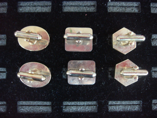 Vintage Gold Tone Cufflinks - 3 Unique Pairs #388 - Classic Mens Accessories