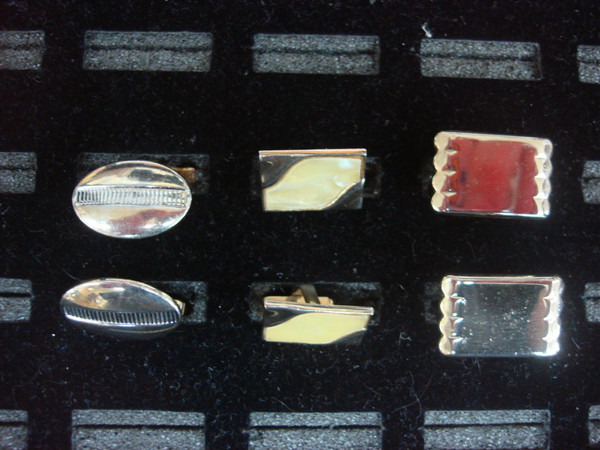 Vintage Swank Gold Tone Cufflinks (3 Pairs) - Unique Set #392