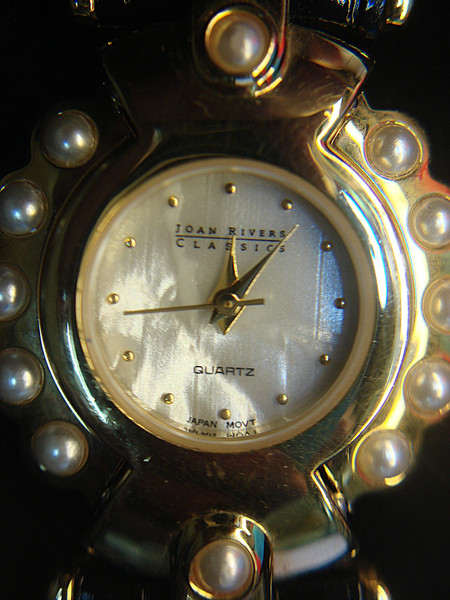 Joan Rivers Vintage Watch - Classics Collection, 3 Interchangeable Bezels, Like New