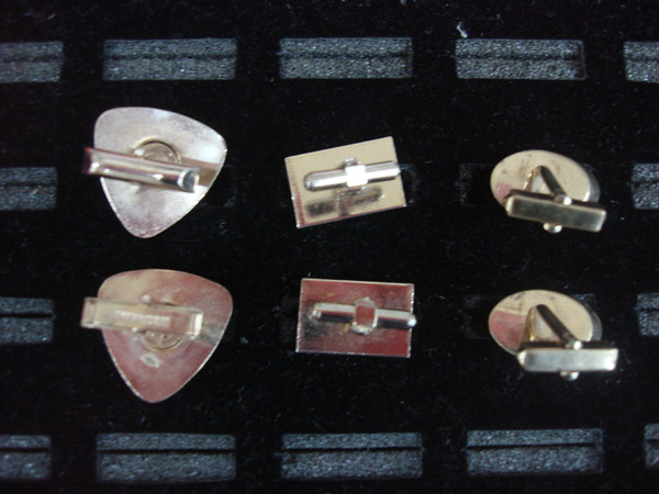 Vintage Gold Tone Cufflinks Set of 3 - Unique & Stylish Mens Accessories