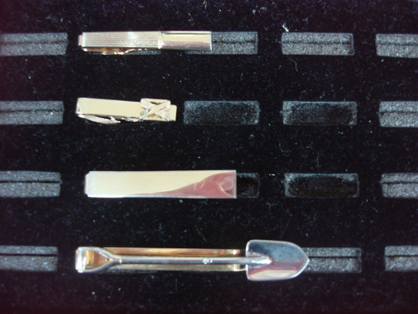 Vintage Gold Tone Tie Clip Set of 4 | Unique Menswear Accessories