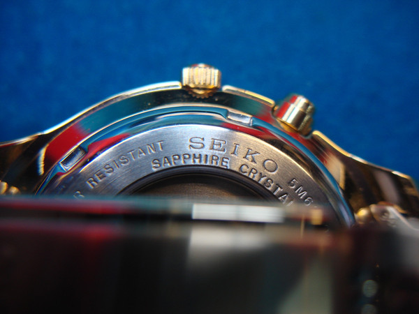 SEIKO SKH046 Men's Kinetic Wristwatch (NIB) - Visible Movement, Gold-Tone Finish - Verizon Award