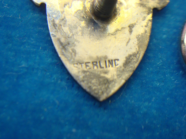 Vintage Sterling Silver Holy Name Society Lapel Pin - Catholic Men's Council