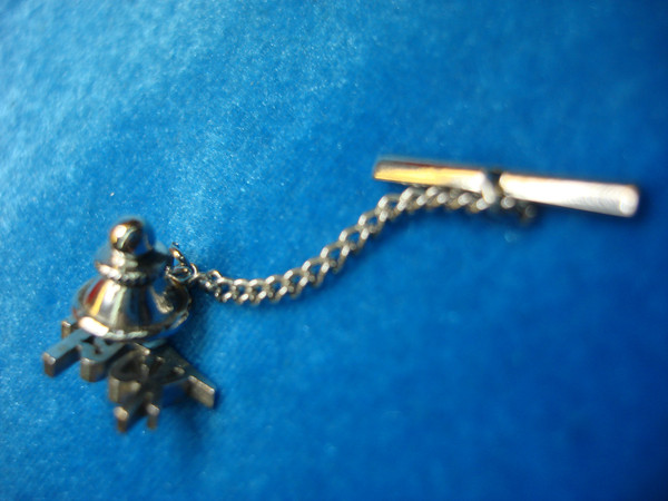 Vintage Swank Silver-Tone 'Jack' Tie Tac - Unique & Collectible