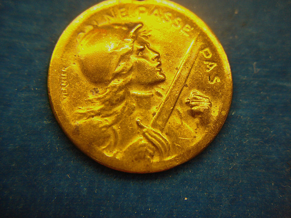 WWI Battle of Verdun Commemorative Bronze Medallion | FRANCE 1916 