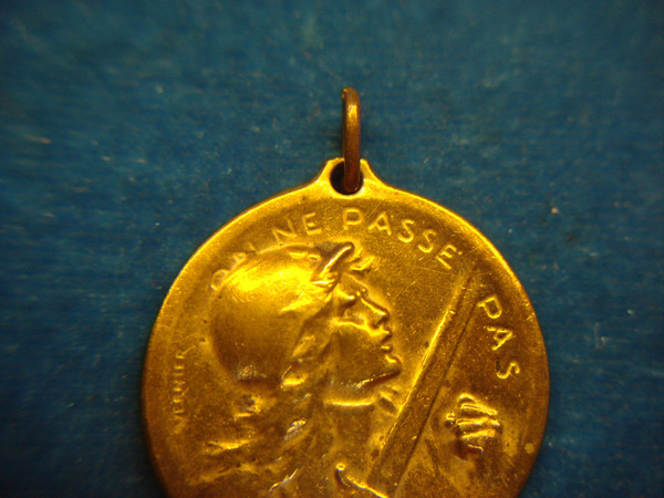 WWI Battle of Verdun Commemorative Bronze Medallion | FRANCE 1916 