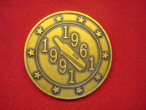 1961-1991 USS Constellation 30th Anniversary Challenge Coin - Collectible Gift