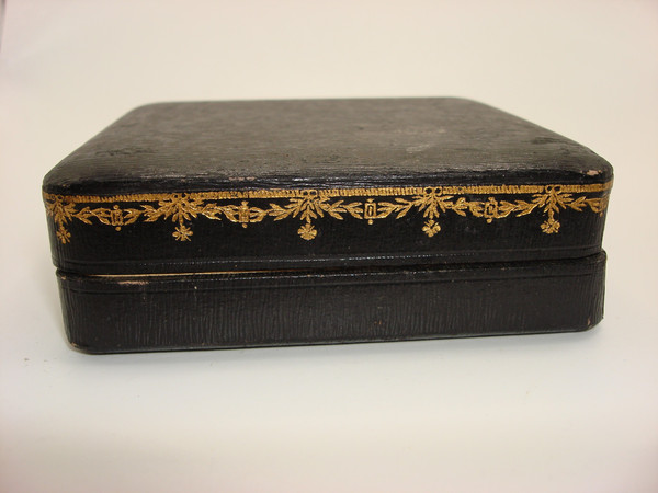 Vintage Strawbridge & Clothier Art Deco Leather Jewelry Box - Philadelphia