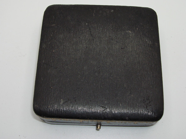 Vintage Strawbridge & Clothier Art Deco Leather Jewelry Box - Philadelphia