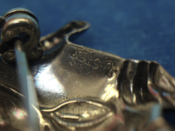 Vintage Sterling Silver Teapot Pin - Intricately Detailed & Excellent Condition