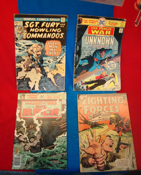 Vintage US Military Comic Book Collection (Marvel & DC - 1960s-70s)