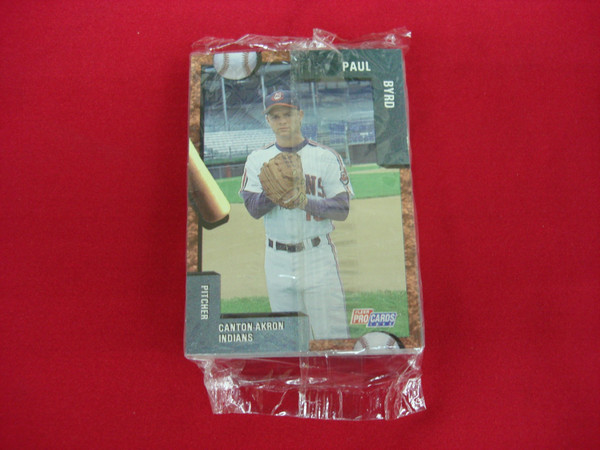 1992 Fleer Procards Canton-Akron Indians MLB Team Set w/ Brian Giles - Factory Sealed