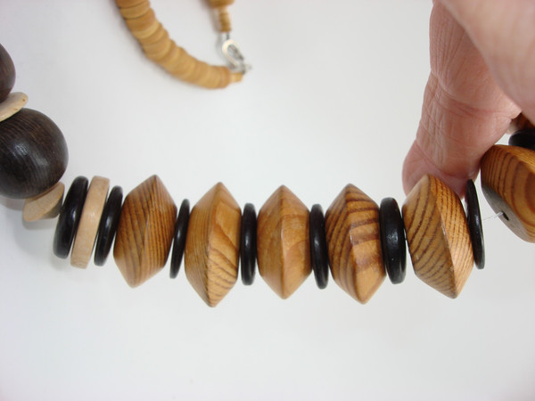 Vintage 1970s Handcrafted African Safari Animal Necklaces (Zebra, Elephant, Giraffe, Tiger)