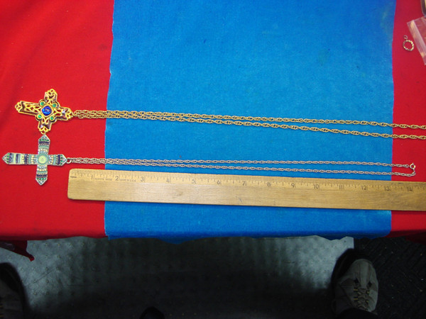 Vintage Cross Pendants & Necklaces - Estate Collection of 24+ Unique Pieces