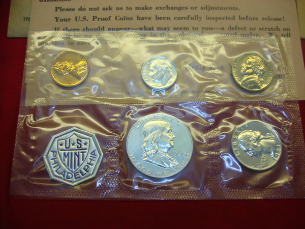 1961-1964 U.S. Proof Coin Sets (Mint Condition) - Complete with Envelopes & Certificates