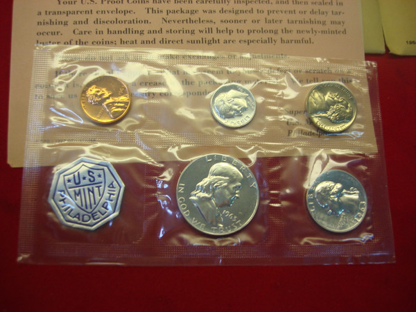 1961-1964 U.S. Proof Coin Sets (Mint Condition) - Complete with Envelopes & Certificates