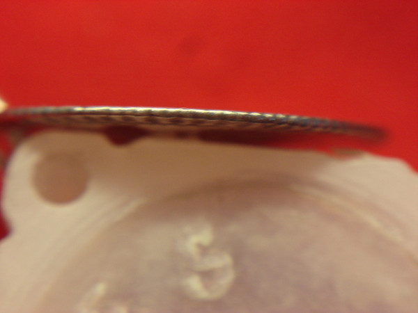 Vintage Silver Dime Bracelet: Castle View & Monogram Love Token
