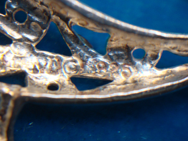 Sterling Silver Dolphin Pendant with Diamond Cut Accents - 1.5 Inch, Pre-Owned Excellent Condition