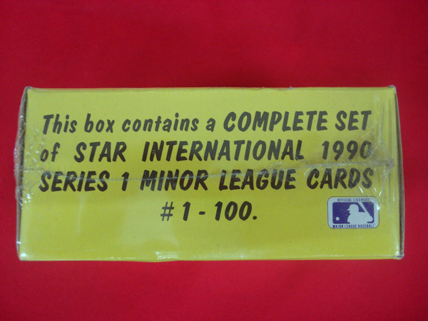 1990 Star International Minor League Baseball Card Set (Sealed) - Kenny Lofton, Bernie Williams & More!