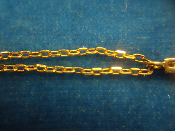 Gold Vermeil Sterling Silver Cross Bracelet & Anklet with Cubic Zirconia