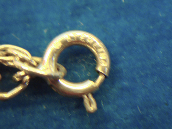Gorham Sterling Silver Puffy Heart Pendant with Yellow Gold Rose Accent & 30