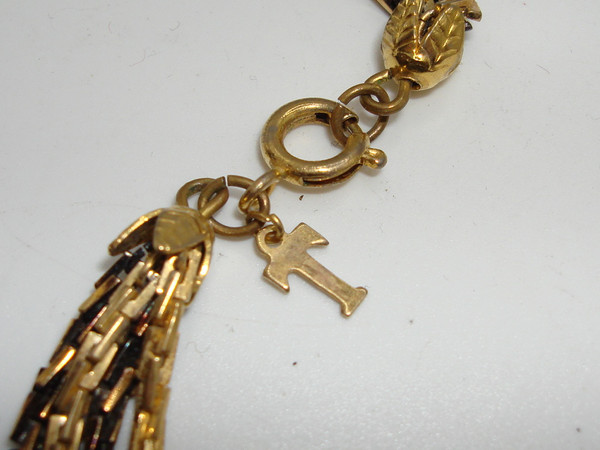 Vintage Crown Trifari 4-Strand Chain Necklace (24