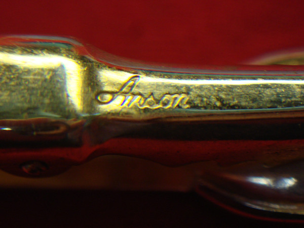 Vintage Anson Masonic Cufflinks & Tie Clip Set - Excellent Condition